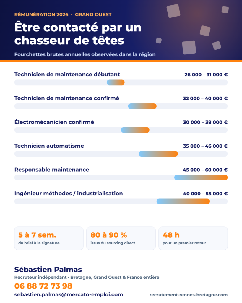 Infographie des points clés : Être contacté par un chasseur de têtes : comment ça marche, et comment se rendre visible