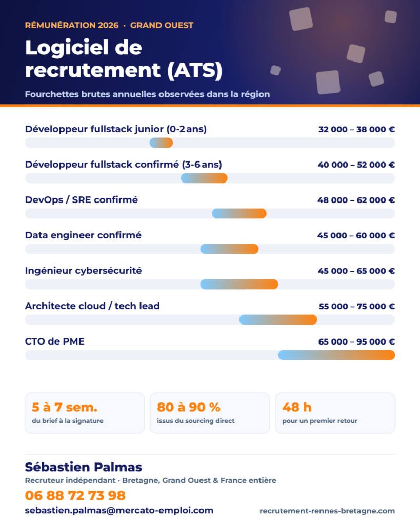 Tableau de repères : Logiciel de recrutement (ATS) pour PME : faut-il en prendre un, et lequel