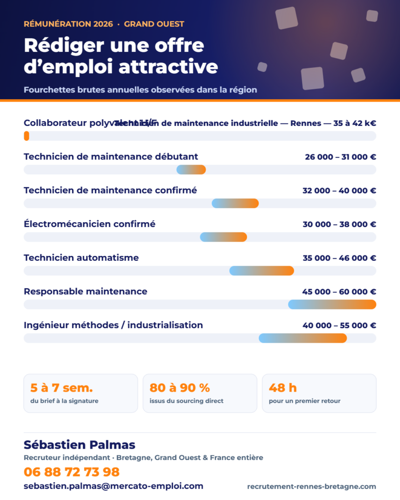 Tableau de repères : Rédiger une offre d’emploi attractive : structure, titre et erreurs à éviter