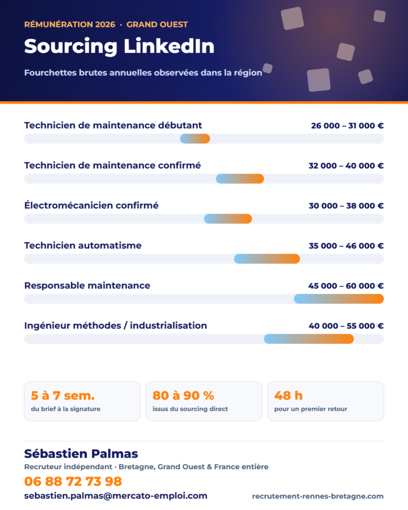 Infographie des points clés : Sourcing LinkedIn : comment trouver des candidats sans compte payant